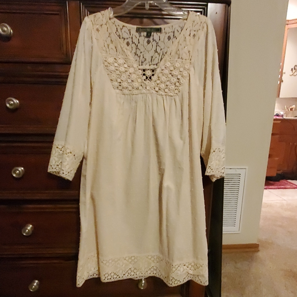Cream color dress
